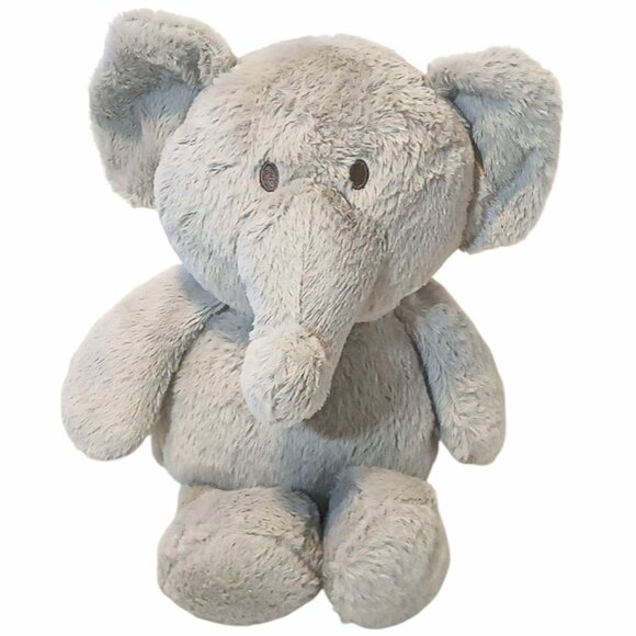 Kellytoy Gray Elephant Rattle Crinkle Lovey Plush Stuffed Toy 12" - Picture 2 of 6